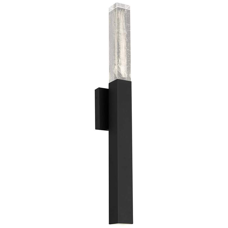 Image 1 Alteck Folio 31" High Sand Black LED Wall Sconce