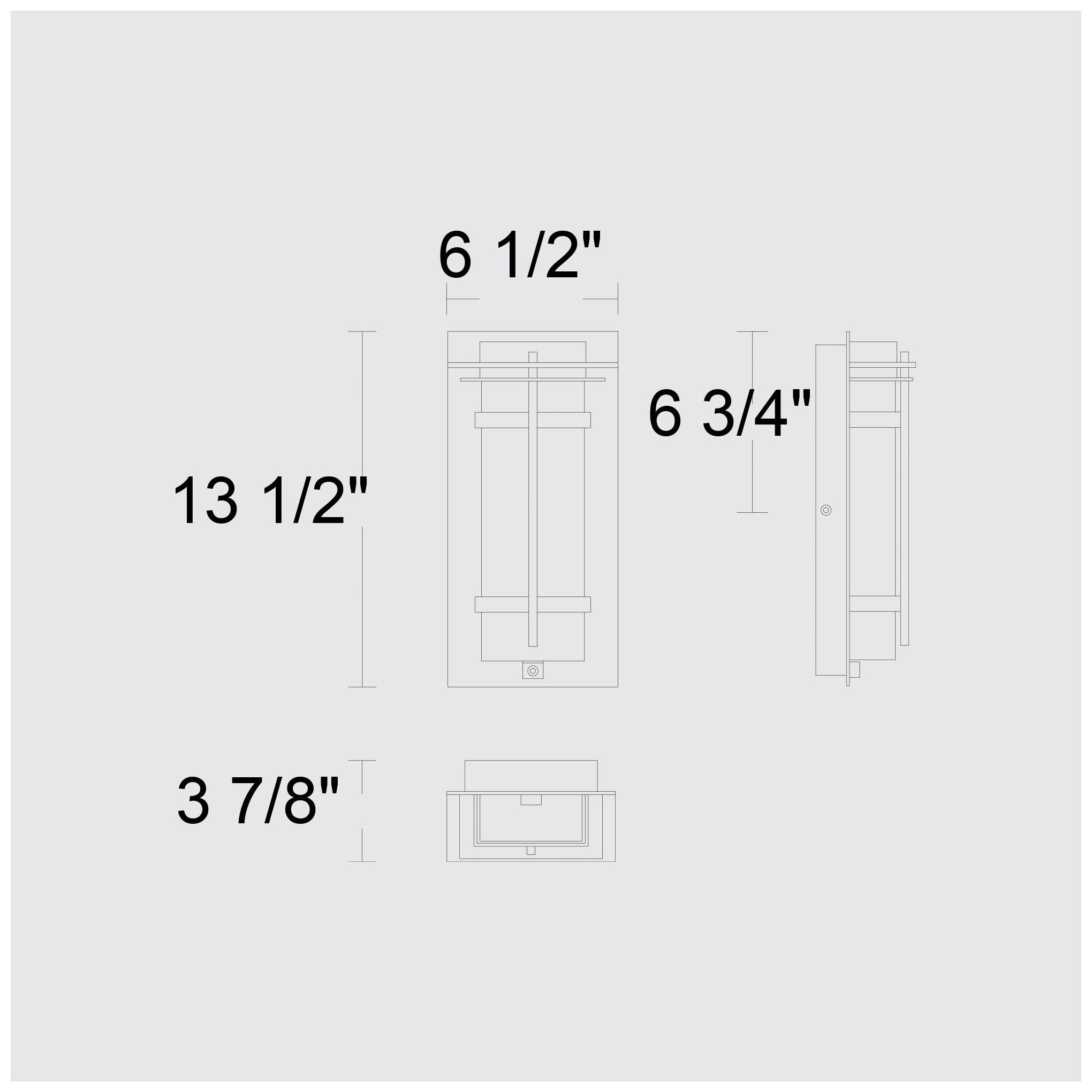 Image 7 Alteck Frank 13 1/2" High Sand Black LED Wall Sconce more views