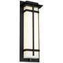 1_Alteck Frank 18" High Sand Black LED Wall Sconce