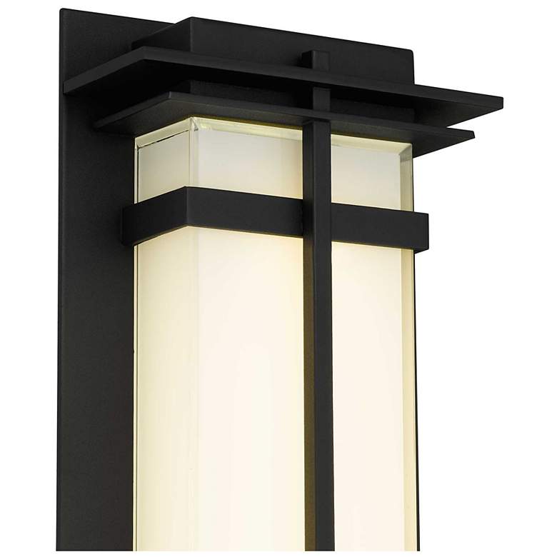 Image 5 Alteck Frank 18" High Sand Black LED Wall Sconce more views