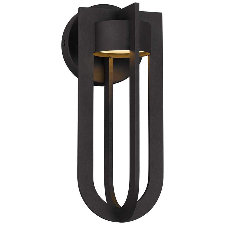 Image 1 Alteck Furo 12" High Dark Bronze LED Wall Sconce