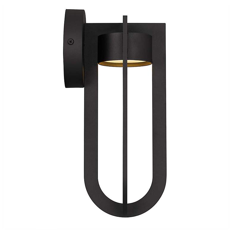 Image 4 Alteck Furo 12" High Dark Bronze LED Wall Sconce more views