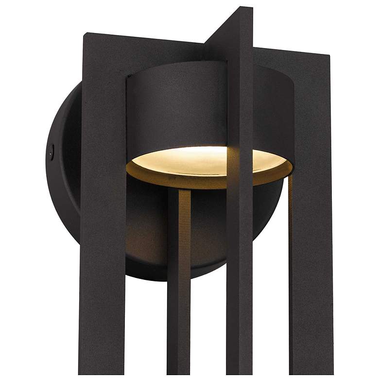 Image 5 Alteck Furo 12" High Dark Bronze LED Wall Sconce more views