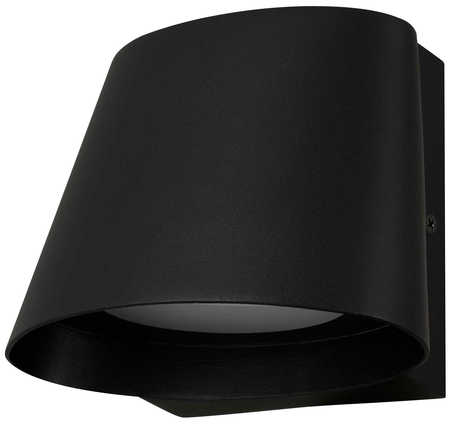 Image 3 Alteck Grace 6 1/2" Wide Sand Black LED Wall Sconce more views