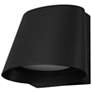 2_Alteck Grace 6 1/2" Wide Sand Black LED Wall Sconce more views