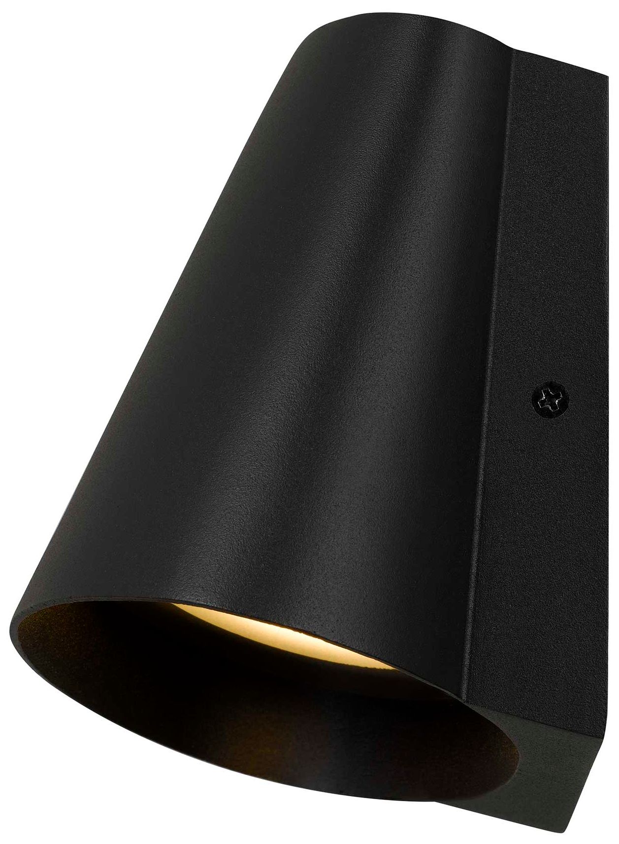 Image 5 Alteck Grace 6 1/2" Wide Sand Black LED Wall Sconce more views