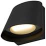 5_Alteck Grace 6 1/2" Wide Sand Black LED Wall Sconce more views