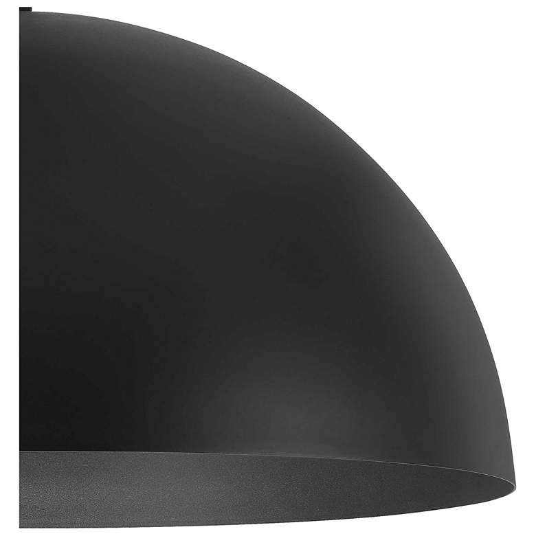 Image 5 Alteck Half Round 31 1/2" Sand Black LED Pendant more views
