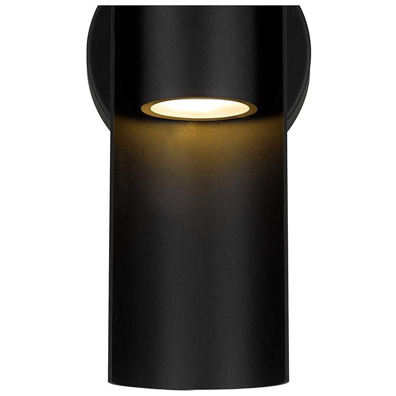 Image 5 Alteck Hugo 14" High Sand Black LED Wall Sconce more views