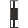 3_Alteck In & Out 18 1/2" High Sand Black LED Wall Sconce more views