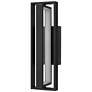 4_Alteck In & Out 18 1/2" High Sand Black LED Wall Sconce more views