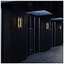 6_Alteck In & Out 18 1/2" High Sand Black LED Wall Sconce more views