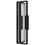 5_Alteck In & Out 24 1/2" High Sand Black LED Wall Sconce more views