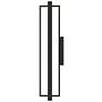 5_Alteck In & Out 32 1/2" High Sand Black LED Wall Sconce more views