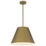 1_Alteck Jaz 16" Painted Brass LED Pendant