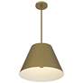 4_Alteck Jaz 16" Painted Brass LED Pendant more views