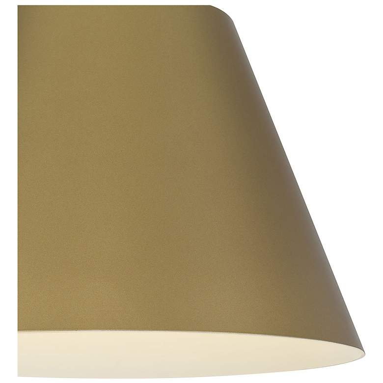 Image 5 Alteck Jaz 16" Painted Brass LED Pendant more views