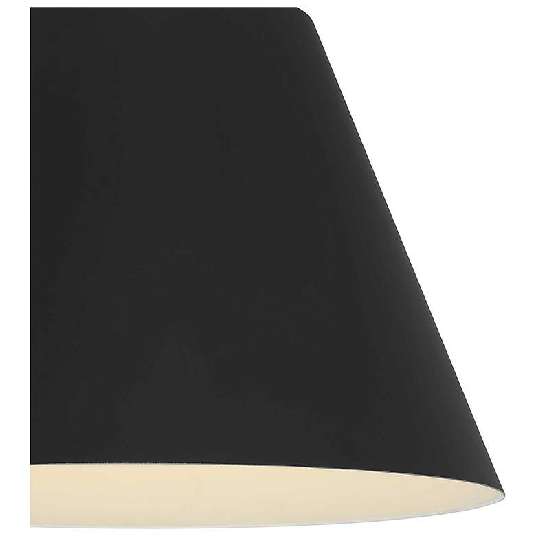 Image 4 Alteck Jaz 16" Sand Black LED Pendant more views