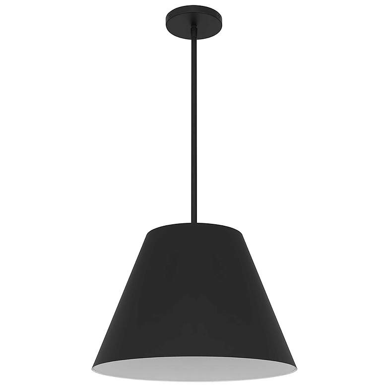 Image 5 Alteck Jaz 16" Sand Black LED Pendant more views