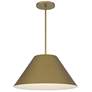 1_Alteck Jaz 22" Painted Brass LED Pendant