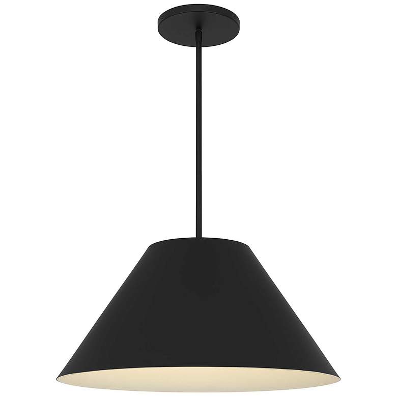 Image 1 Alteck Jaz 22" Sand Black LED Pendant