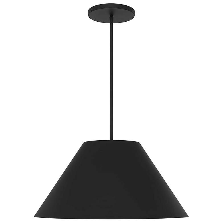 Image 3 Alteck Jaz 22" Sand Black LED Pendant more views