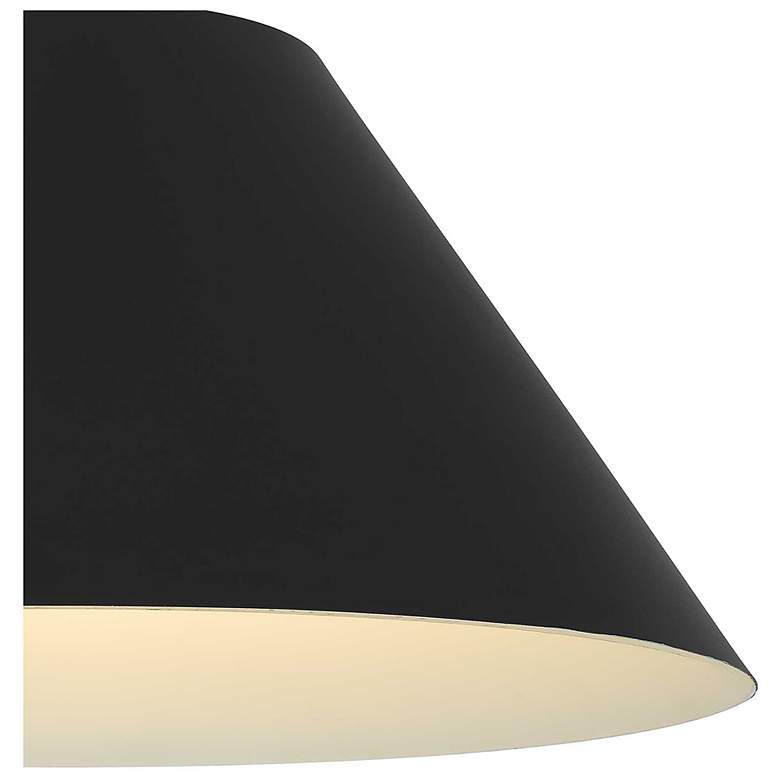 Image 5 Alteck Jaz 22" Sand Black LED Pendant more views