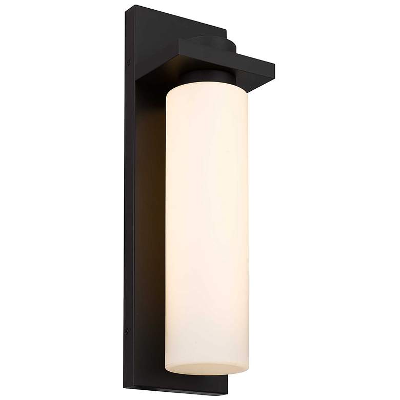 Image 1 Alteck Kast 19" High Dark Bronze LED Wall Sconce
