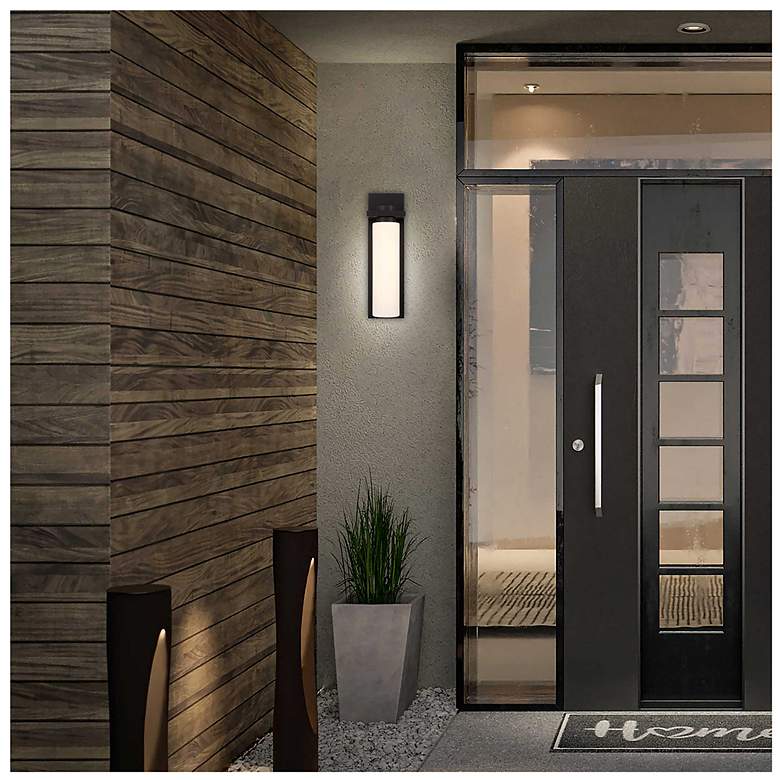 Image 6 Alteck Kast 19" High Dark Bronze LED Wall Sconce more views