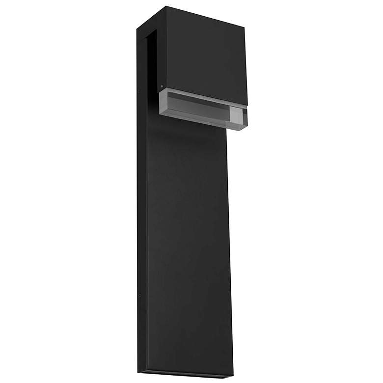Image 2 Alteck Lagos 24" High Sand Black LED Wall Sconce more views
