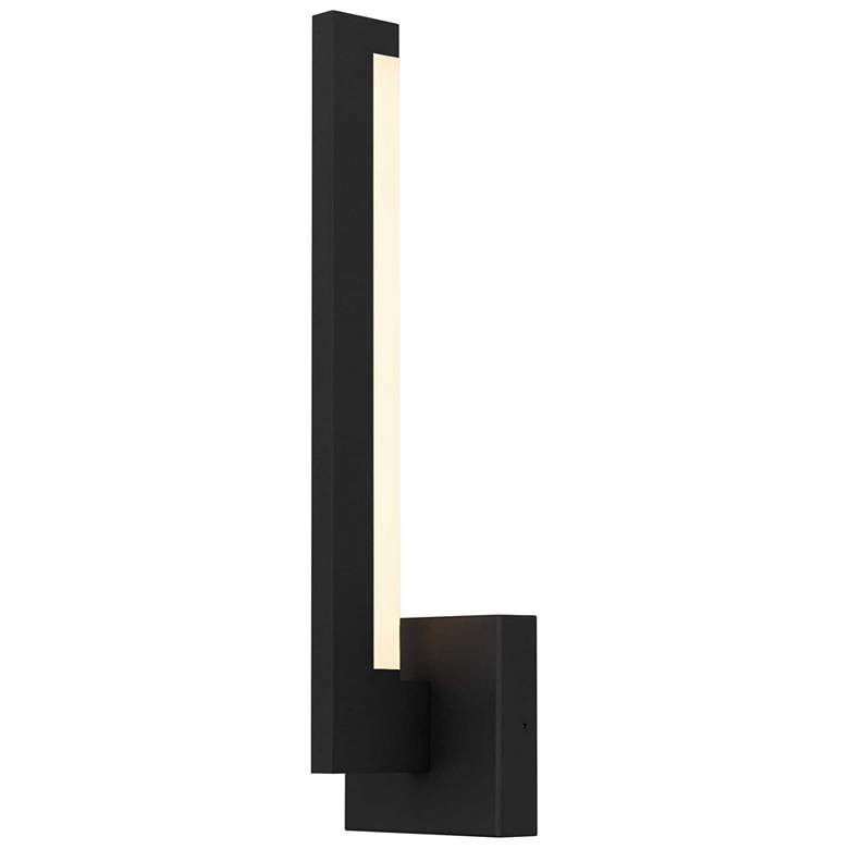 Image 1 Alteck Lana 18" High Sand Black LED Wall Sconce