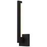 1_Alteck Lana 18" High Sand Black LED Wall Sconce