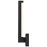 4_Alteck Lana 18" High Sand Black LED Wall Sconce more views