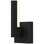 5_Alteck Lana 18" High Sand Black LED Wall Sconce more views