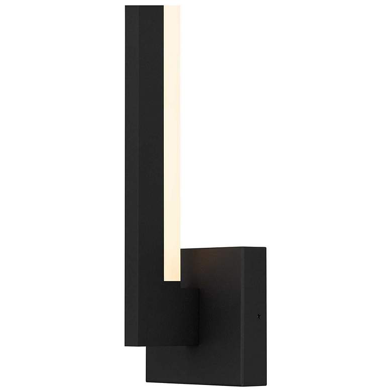 Image 5 Alteck Lana 24" High Sand Black LED Wall Sconce more views