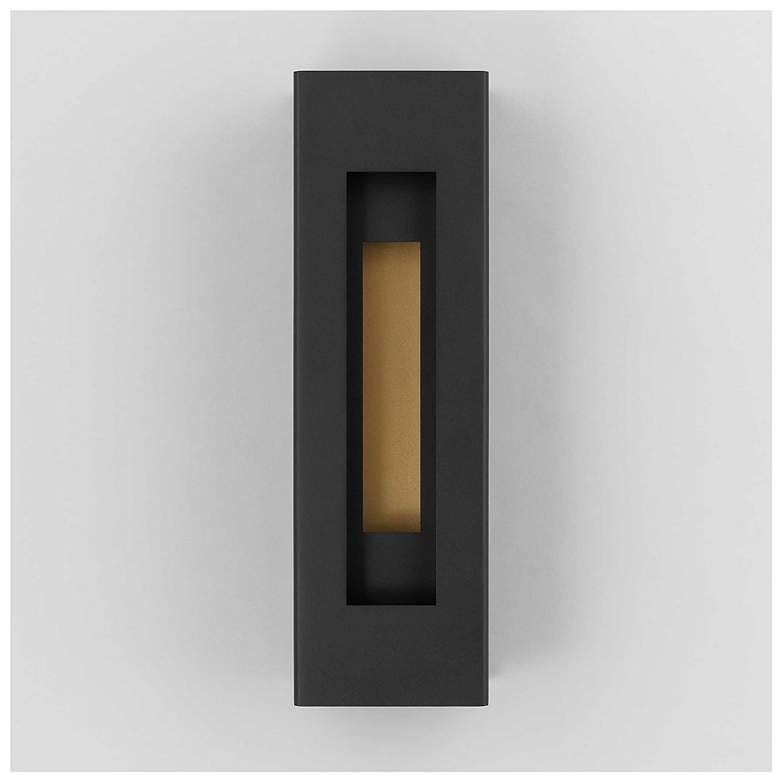Image 6 Alteck Layer 18" High Sand Black LED Wall Sconce more views