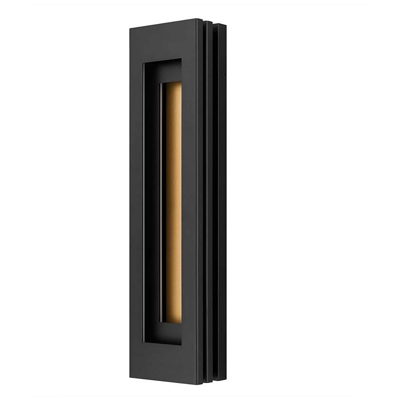 Image 2 Alteck Layer 30" High Sand Black LED Wall Sconce more views