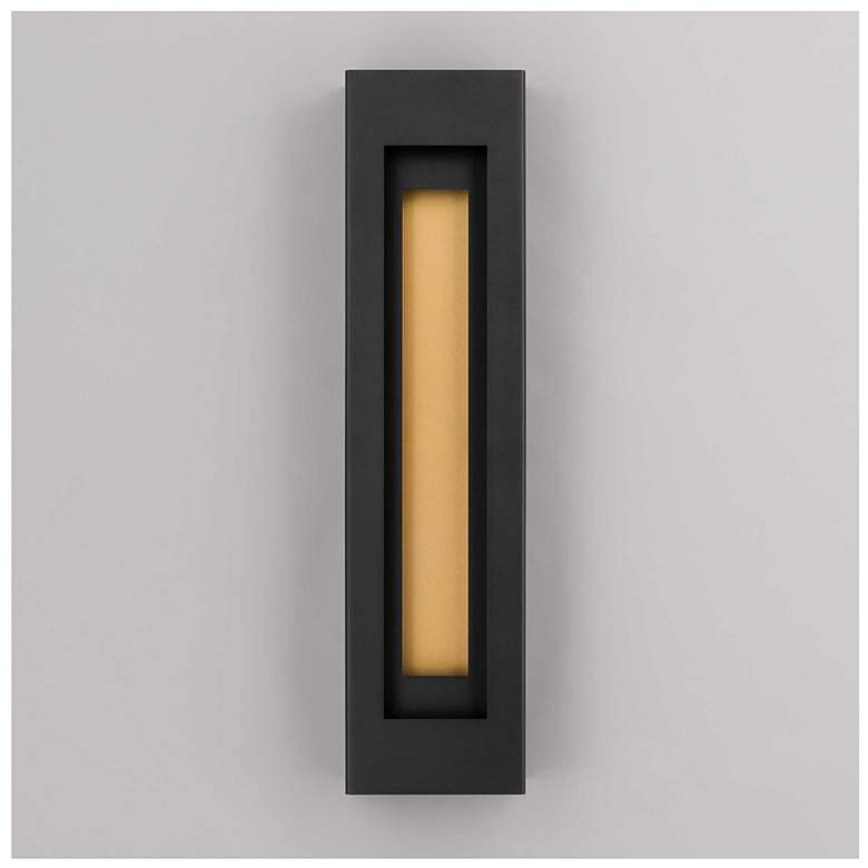 Image 4 Alteck Layer 30" High Sand Black LED Wall Sconce more views