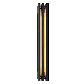 Image5 of Alteck Layer 30" High Sand Black LED Wall Sconce more views