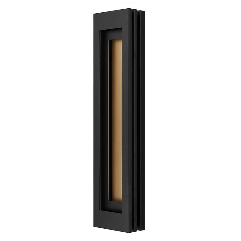 Image 2 Alteck Layer 38" High Sand Black LED Wall Sconce more views