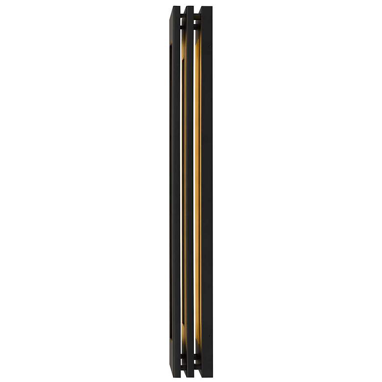 Image 5 Alteck Layer 38" High Sand Black LED Wall Sconce more views