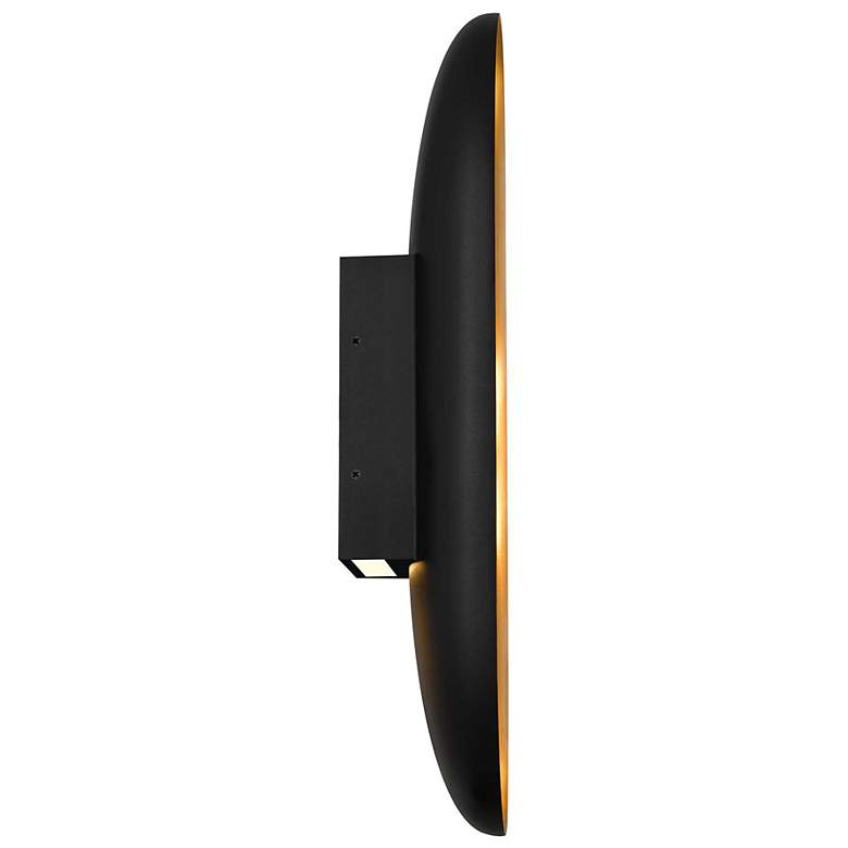 Image 4 Alteck Marilyn 20" High Brushed Brass LED Wall Sconce more views