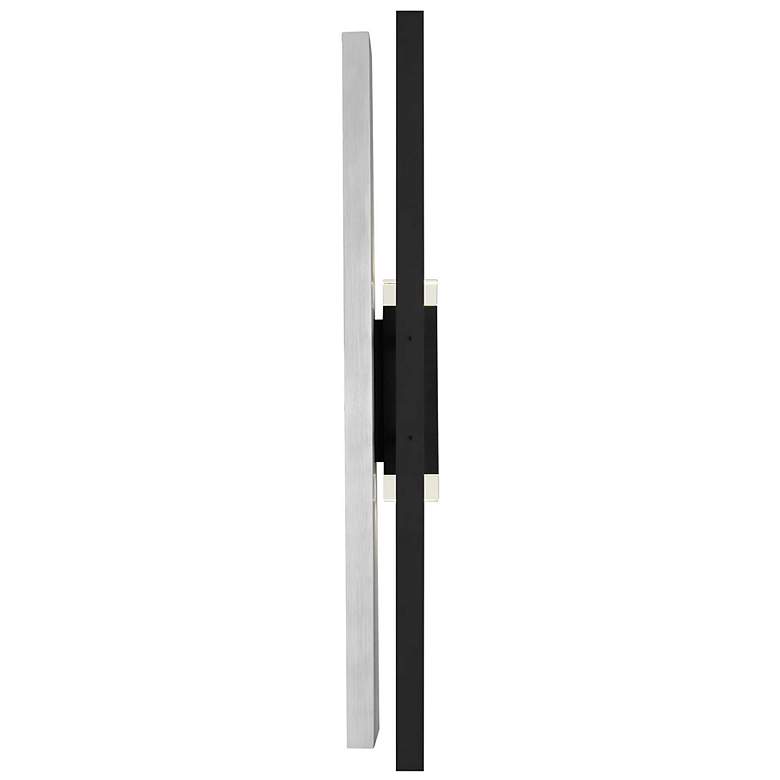 Image 4 Alteck Mars 32" High Sand Black LED Wall Sconce more views