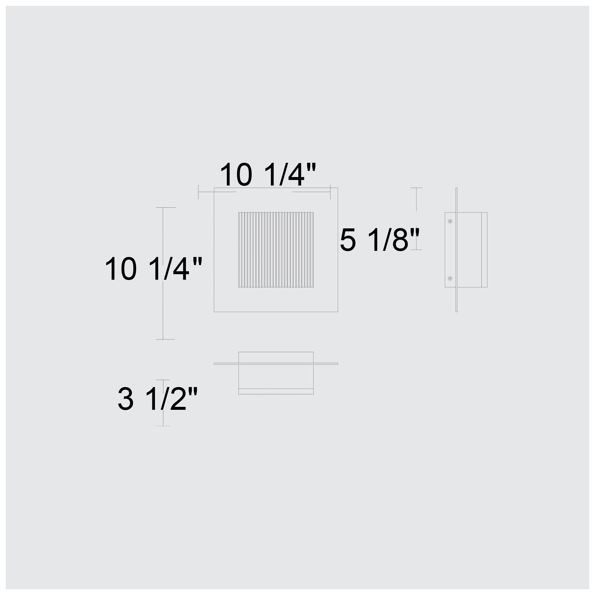 Image 7 Alteck Miami 10 1/4" High Sand Black LED Wall Sconce more views