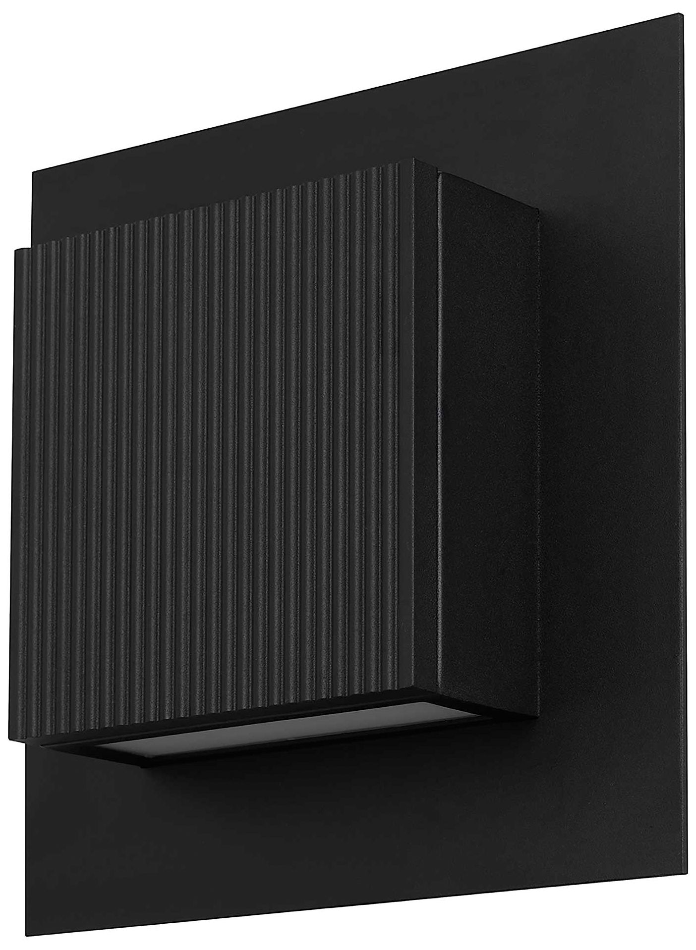 Image 2 Alteck Miami 10 1/4" High Sand Black LED Wall Sconce more views