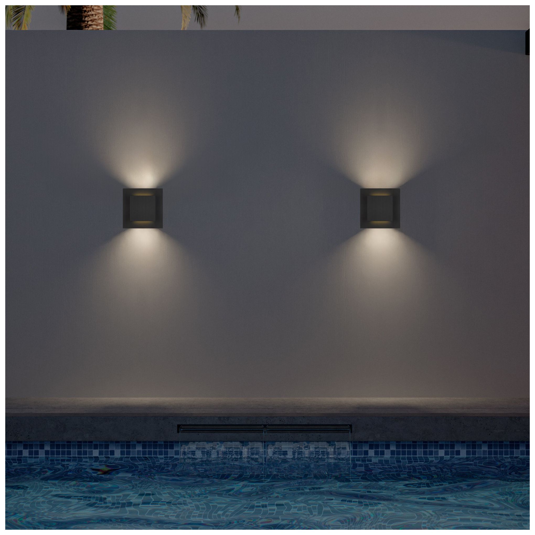 Image 6 Alteck Miami 10 1/4" High Sand Black LED Wall Sconce more views