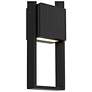 3_Alteck Miami 18" High Sand Black LED Wall Sconce more views