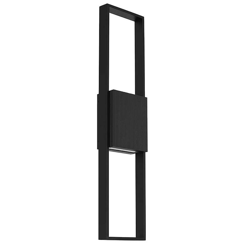 Image 2 Alteck Miami 32" High Sand Black LED Wall Sconce more views
