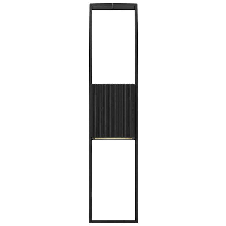 Image 3 Alteck Miami 32" High Sand Black LED Wall Sconce more views