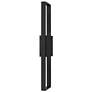 4_Alteck Miami 32" High Sand Black LED Wall Sconce more views